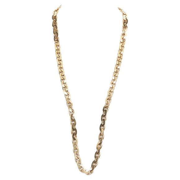 Lanvin Vintage multi chain hoop cuban loop necklace belt - Picture 1 of 6
